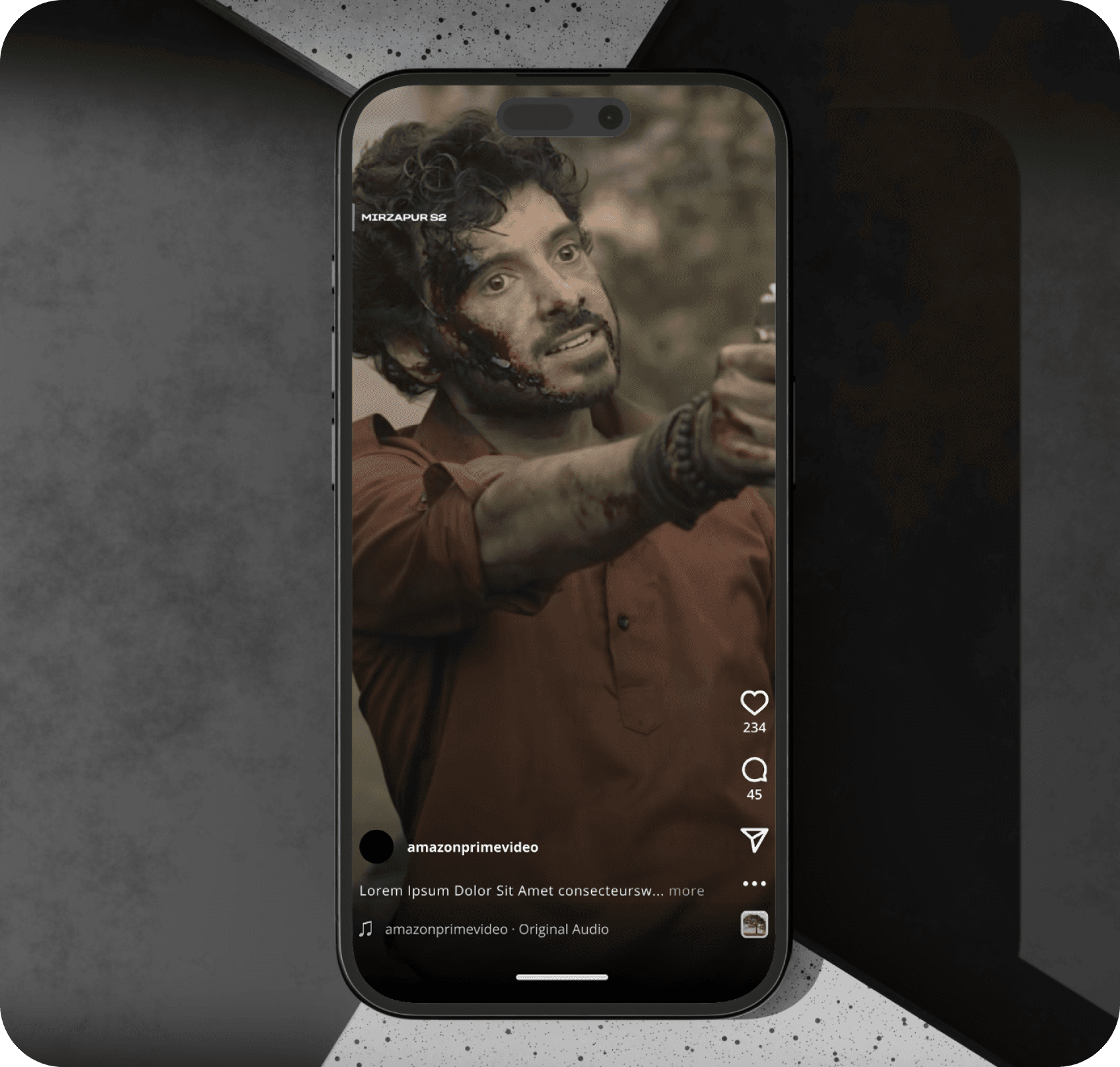 Video Editing For Mirzapur's Social Media Content